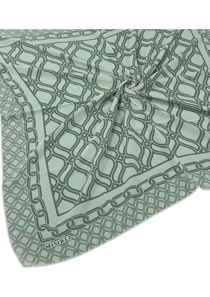 Mısırlı Eşarpları Emprime Krep Desenli Eşarp