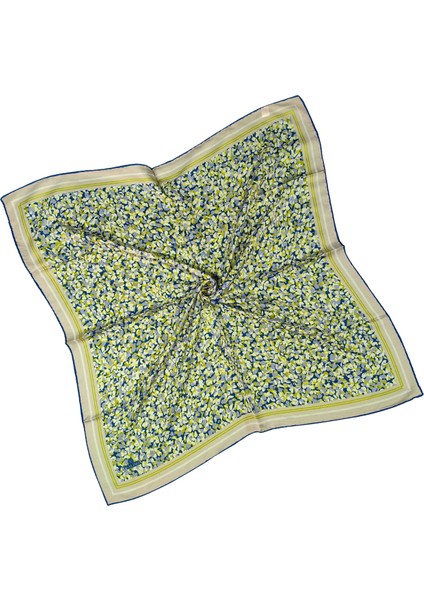 Valino Çiçek Desenli Şifon Eşarp – 90X90 cm fiyatları