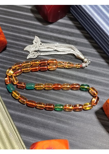 Bonibon Renkli Ateş Kehribar Tesbih fiyatları