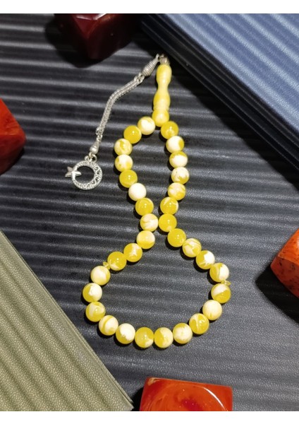 Turuncu Sıkma Kehribar Tesbih + Beyrut Damla Kehribar Tesbih modelleri