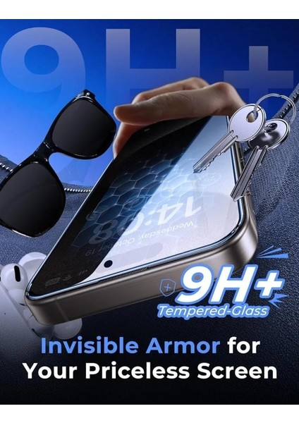 Magıc John iPhone 15 Pro Max 6,7 Inç Için 2 Paket Gizlilik Camı Ekran Koruyucu ,temperli Cam Ekran Koruyucu. fiyatları