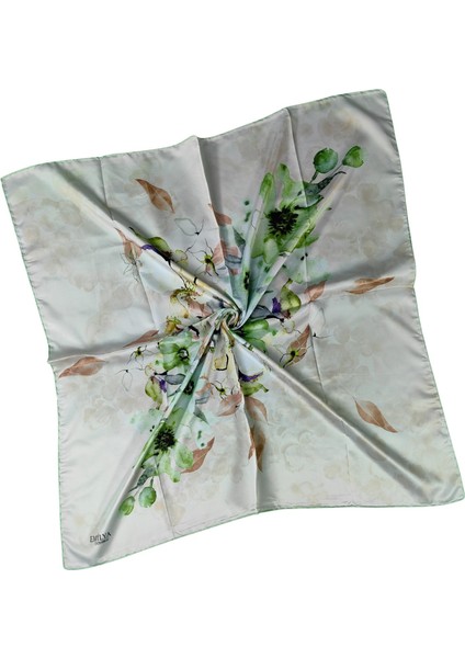 Emilya Rayon Çiçek Desenli Şal Eşarp 90X90 cm fiyatları