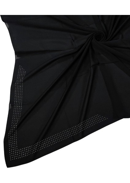 Mim Eşarp Medine Ipeği Abiye Taşlı Eşarp – 110X110 cm modelleri