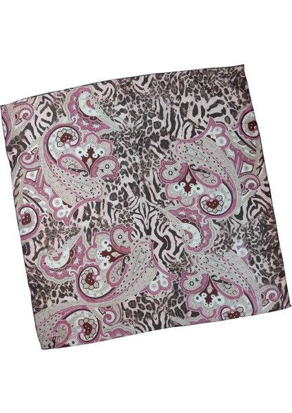 Emilya Fres Krep Leopar Desenli Eşarp 90X90 cm fiyatları