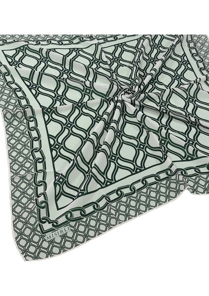 Mısırlı Eşarpları Emprime Krep Desenli Eşarp