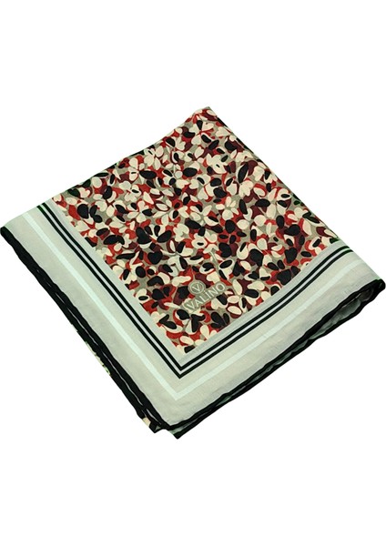 Valino Çiçek Desenli Şifon Eşarp – 90X90 cm fiyatları