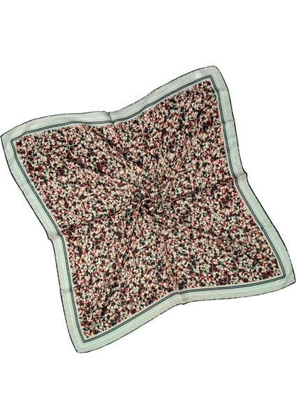 Valino Çiçek Desenli Şifon Eşarp – 90X90 cm modelleri