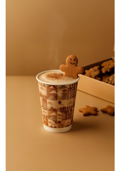 Sonbahar Temalı Desenli Karton Bardak – 14 Oz | Sıcak Içecek , Çift Katlı, Dayanıklı Bardak 5 Adet fiyatları