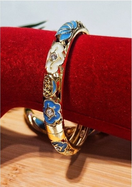 Mineli Kelepçeli Sedefli Bileklik