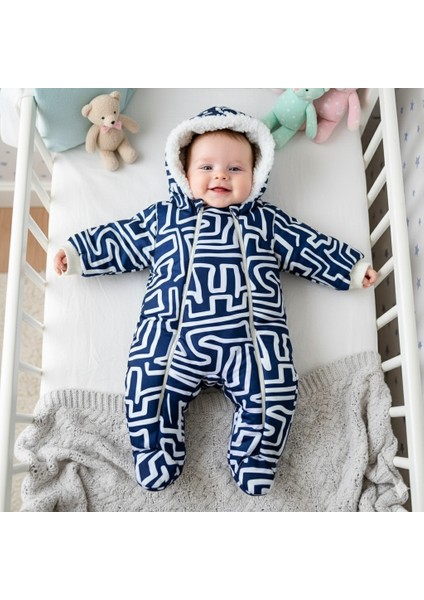 Çizgili Desen,yenidoğan Bebek Kozmonot,astronot Tulum 0-12 Ay