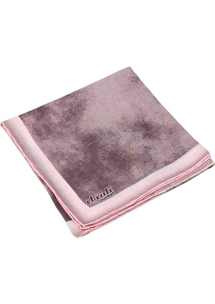 Ebruli Soft Pamuklu Desenli Eşarp - 95X95 cm modelleri