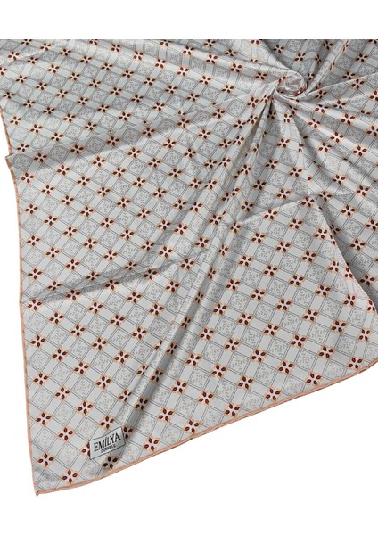 Emilya Rayon Desenli Eşarp 90X90 cm modelleri
