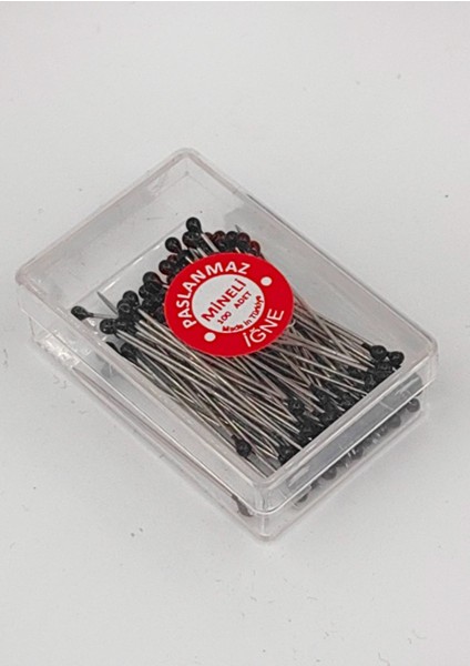 Paslanmaz Başlıklı Eşarp ve Şal Iğnesi Seti – 100'LÜ