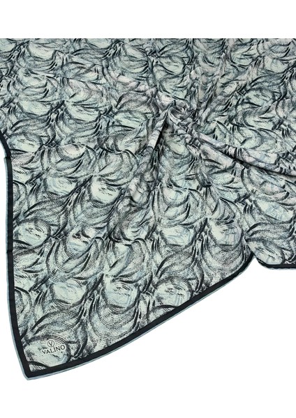 Valino Desenli Şifon Eşarp – 90X90 cm
