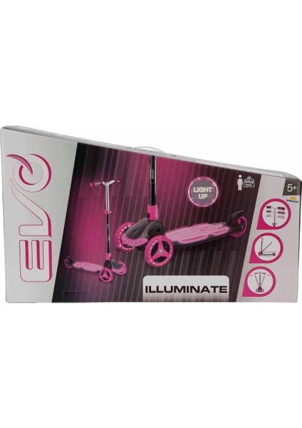 Bfs Evo 3 Tekerlekli Katlanabilir Illuminate Işıklı Pembe Scooter indirimleri