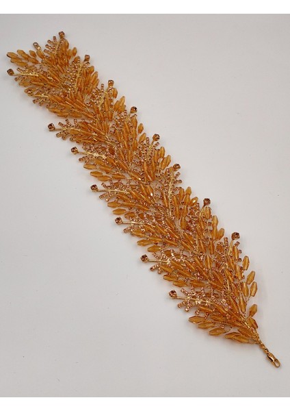 Boncuklu, Çiçekli Kristal Gelin Tacı Saç ve Türban Aksesuarı modelleri