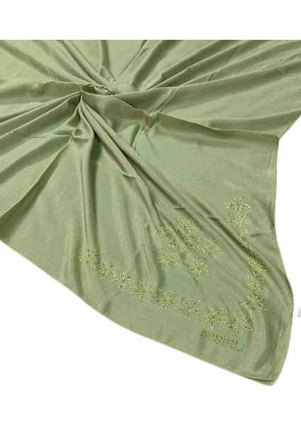 Mısırlı Eşarpları Taşlı Pamuklu Yazma Eşarp - 100X100 cm fiyatları