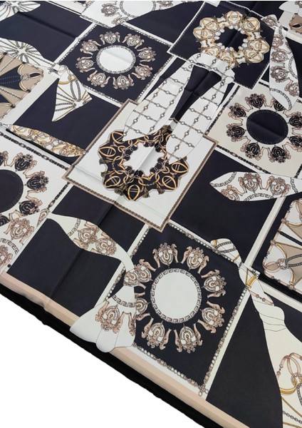 Vesi Eşarp Desenli Sport Twill Eşarp 120X120 cm modelleri