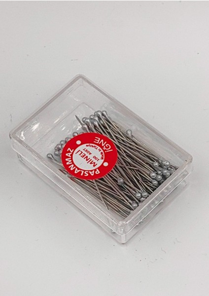 Paslanmaz Başlıklı Eşarp ve Şal Iğnesi Seti – 100'LÜ