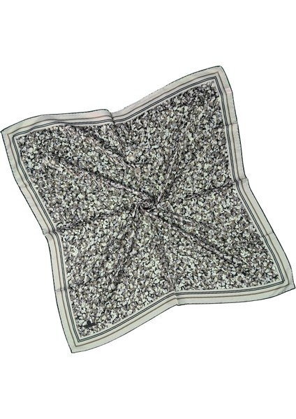 Valino Çiçek Desenli Şifon Eşarp – 90X90 cm modelleri