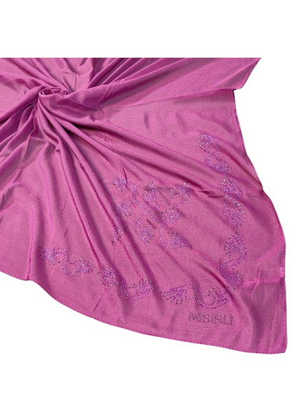 Mısırlı Eşarpları Taşlı Pamuklu Yazma Eşarp - 100X100 cm fiyatları