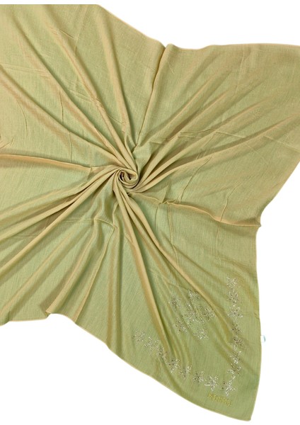 Mısırlı Eşarpları Taşlı Pamuklu Yazma Eşarp - 100X100 cm modelleri