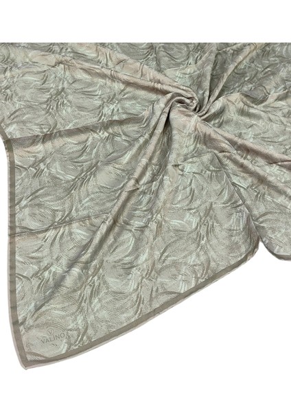 Valino Desenli Şifon Eşarp – 90X90 cm