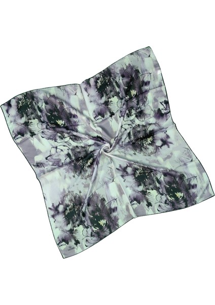 Valino Çiçek Desenli Şifon Eşarp – 90X90 cm fiyatları