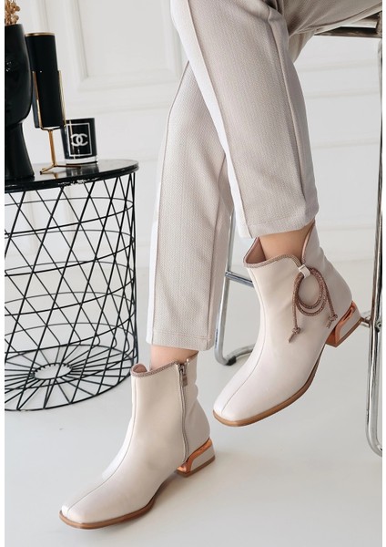 Melina Bej Cilt Topuklu Bot fiyatları