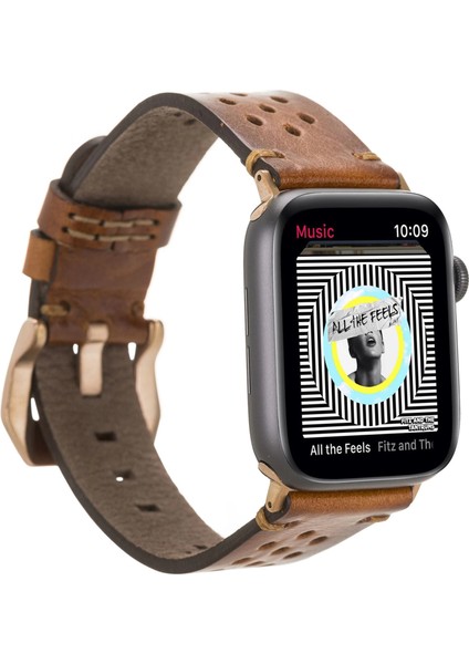 Apple Watch Uyumlu Deri Kordon Vigo 42-44-45MM RST2EF