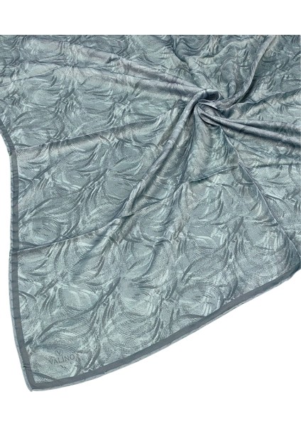 Valino Desenli Şifon Eşarp – 90X90 cm