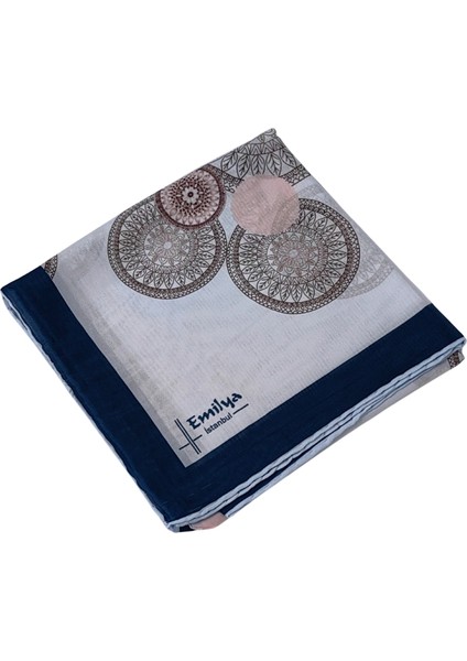 Emilya Kadın Fresh Şifon Desenli Geometrik Eşarp 90X90 cm fiyatları