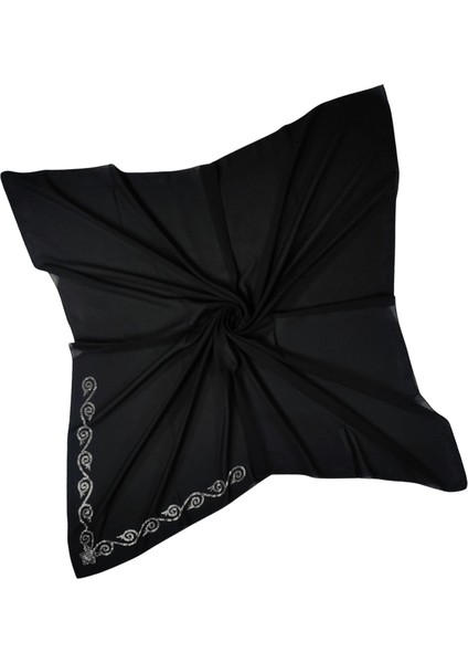 Mim Eşarp Medine Ipeği Abiye Taşlı Eşarp – 110X110 cm fiyatları