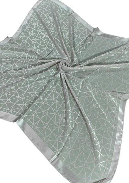 Mısırlı Eşarpları Devore Geometrik Desenli Eşarp modelleri