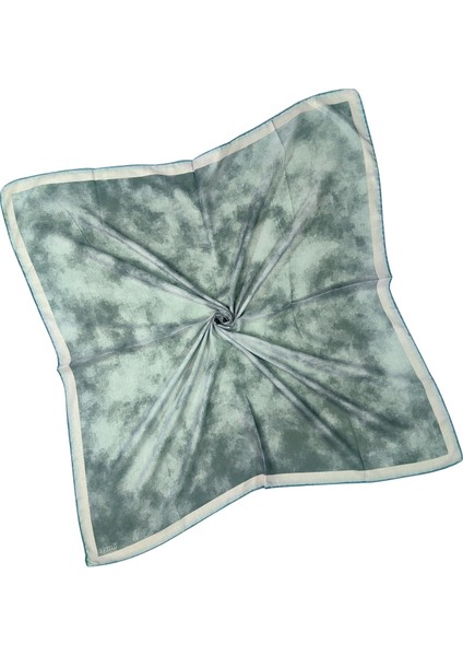 Ebruli Soft Pamuklu Desenli Eşarp - 95X95 cm fiyatları