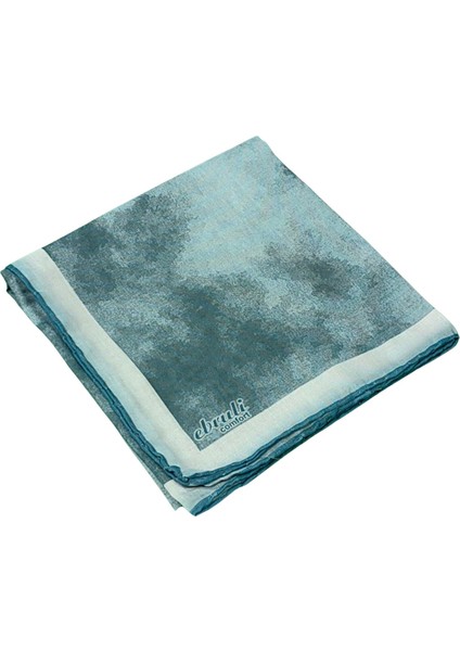 Ebruli Soft Pamuklu Desenli Eşarp - 95X95 cm modelleri