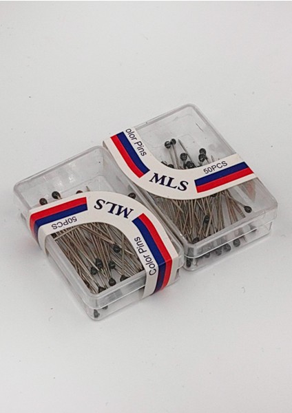 Paslanmaz Başlıklı Ipek Eşarp ve Şal Iğnesi Seti – 100'LÜ