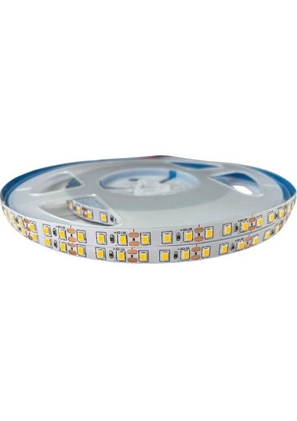 8mm 12V 120 Ledli 2835 Amber (Sarı) Şerit LED (5metre) Ince Pcb Li fırsatları