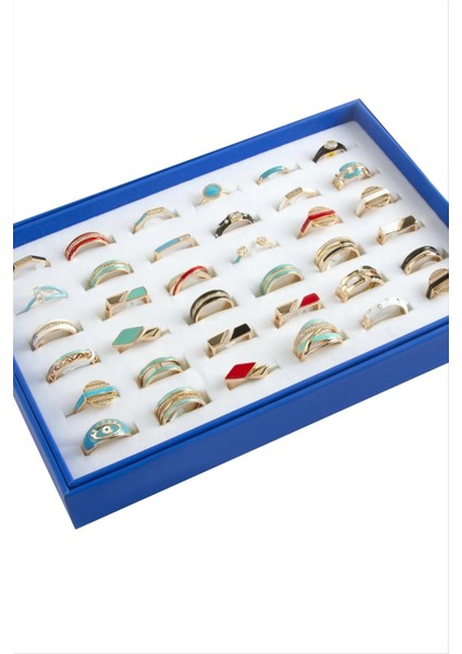 Xuping Karışık Mineli Lüks Çelik Yüzük fiyatları