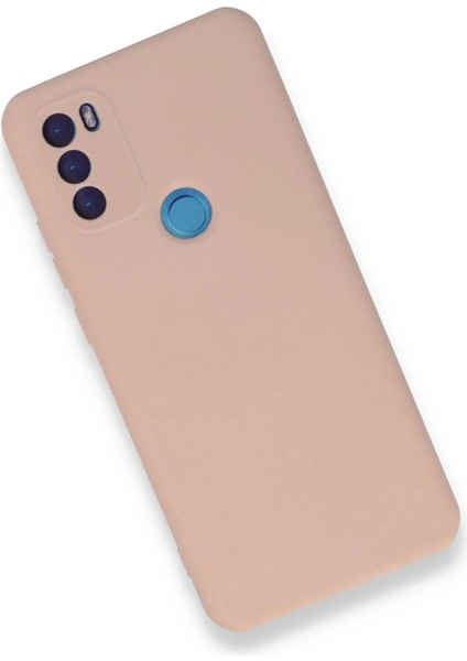 General Mobile Gm 21 Plus Kılıf Nano Içi Kadife Silikon - Pudra