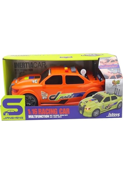 Sesli Işıklı Sürtmeli Spor Araba 24