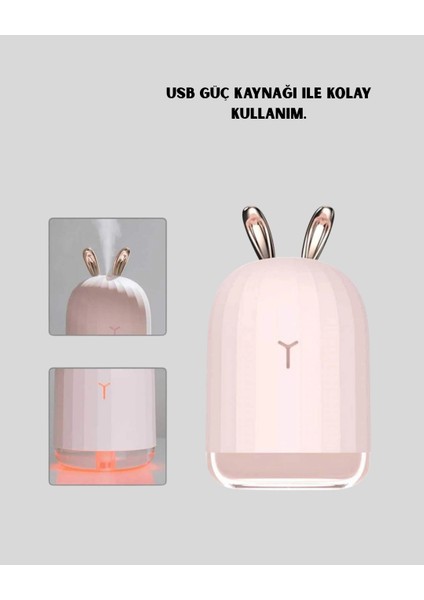 200 ml Ultrasonik Aroma Difüzör ve Hava Nemlendirici Gece Lambalı modelleri