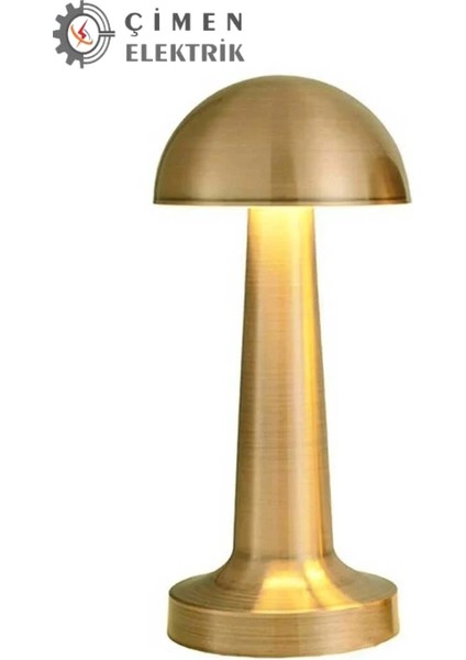 Noas YL86 1230 Atina Şarjlı Gold Masa Lambası 3 Renk