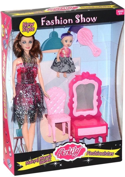 02412 Oydaş, Anlily Makyaj Masalı Bebek / +3 Yaş