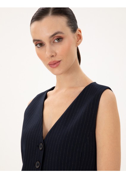 Kadın Lacivert Yelek 50296067-VR033 fiyatları