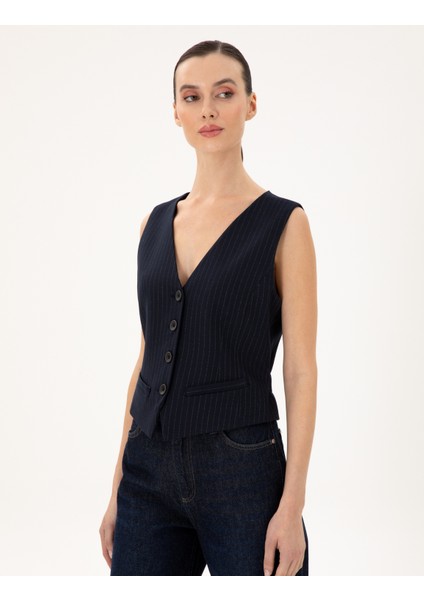 Kadın Lacivert Yelek 50296067-VR033 modelleri