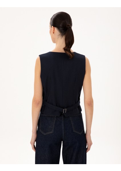 Kadın Lacivert Yelek 50296067-VR033 indirimleri