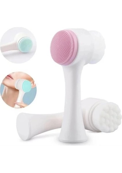 Ocean Çift Taraflı Cilt ve Yüz Temizleme Fırçası