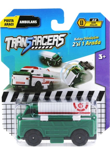 Transracers Dönüşen Araçlar Posta Aracı / Ambulans