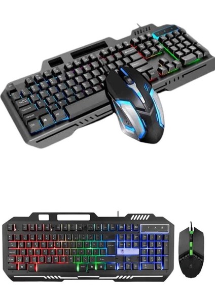 Gaming Oyuncu Klavyesi LED Aydınlatmalı Mekanik Hisli